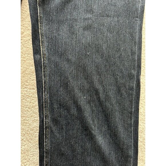 LL Bean Size 14 Reg Womens High Rise Classic Fit Straight Leg Blue Denim Jeans - Picture 10 of 12